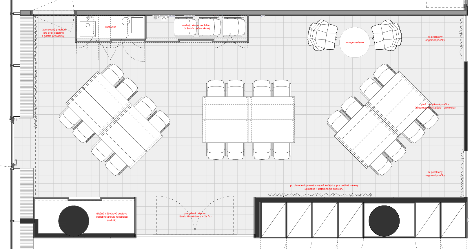 Floor plan – Bunkové rozloženie